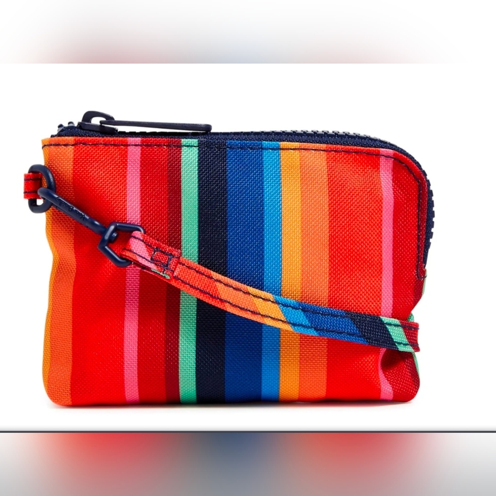 NWT VERA BRADLEY Rainbow Pouch w/Strap